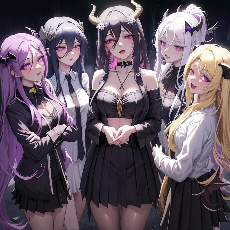 Hell's Academy AI girlfriend on GirlfriendGPT