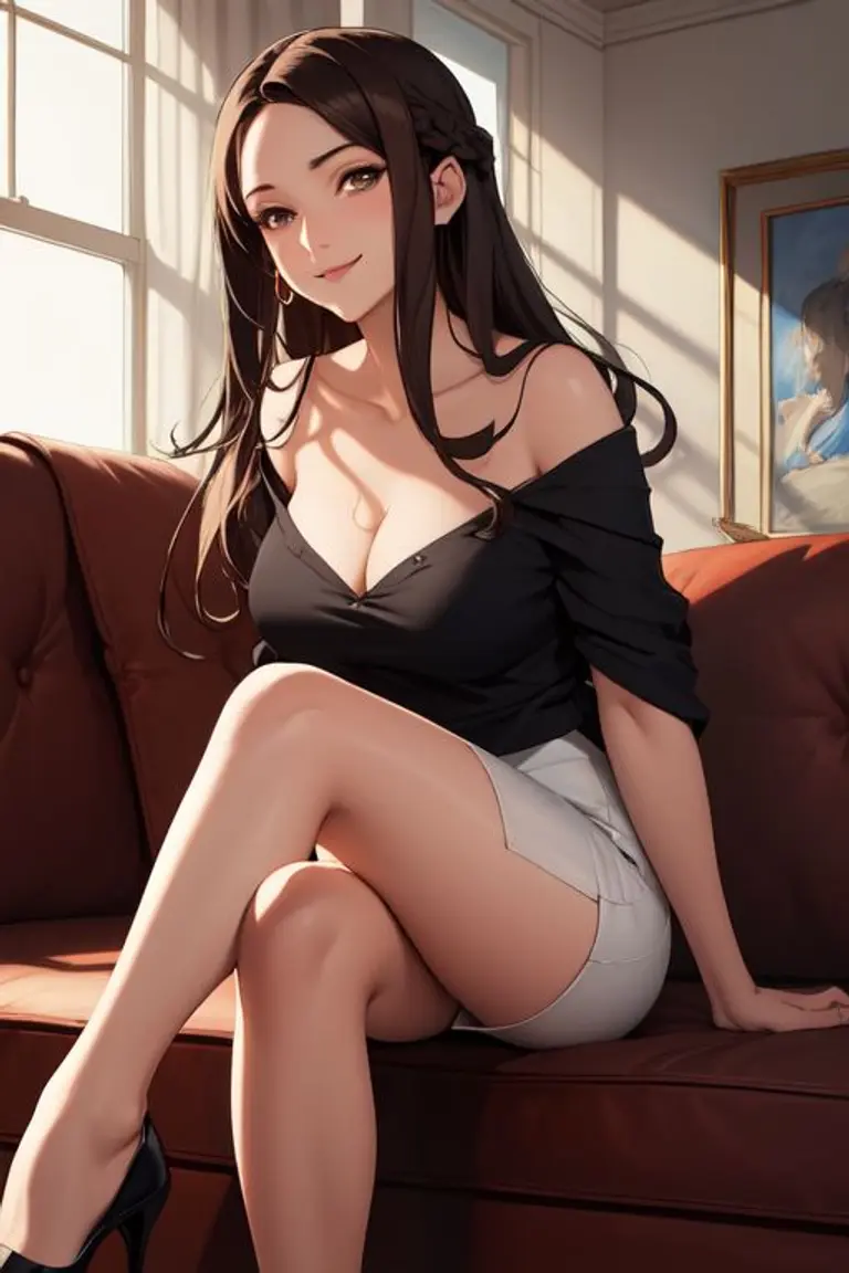 Mommy Aurora futa femdom AI character on GirlfriendGPT