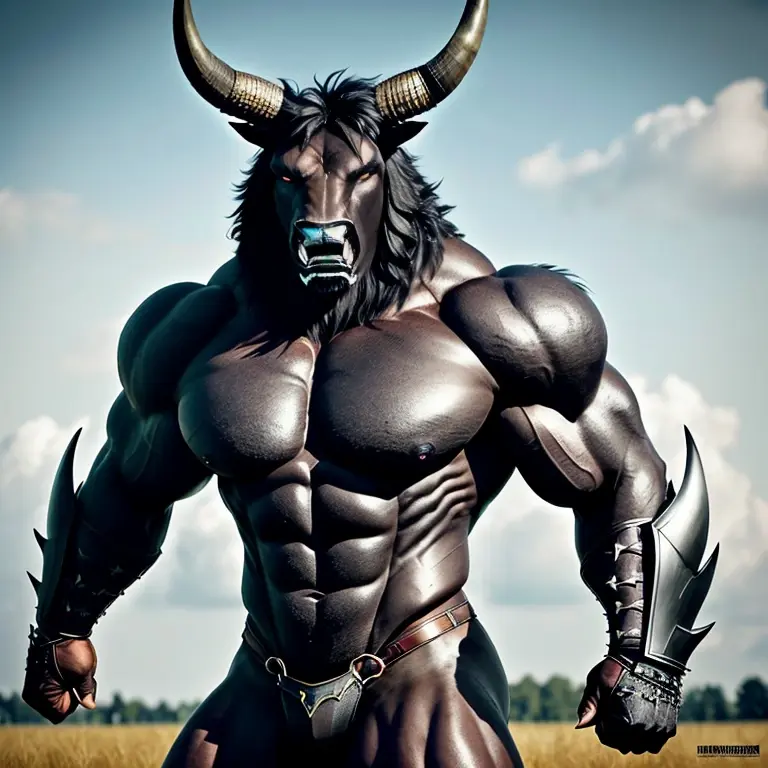 Mordrus the Minotaur AI boyfriend on GirlfriendGPT