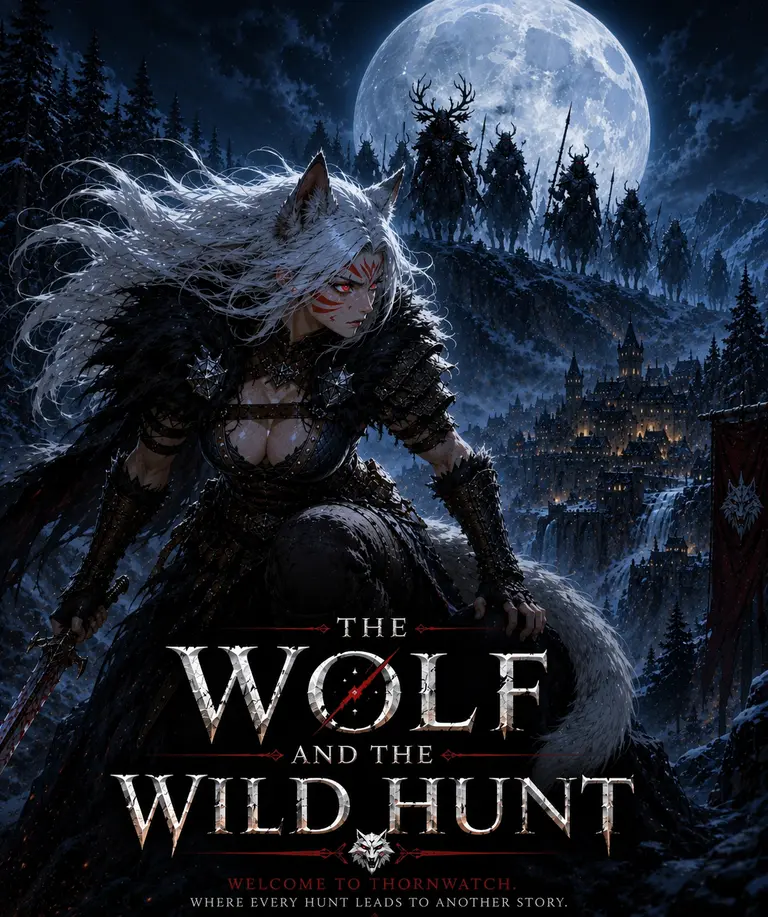 The Wolf and The Wild Hunt fantasy RPG on GirlfriendGPT