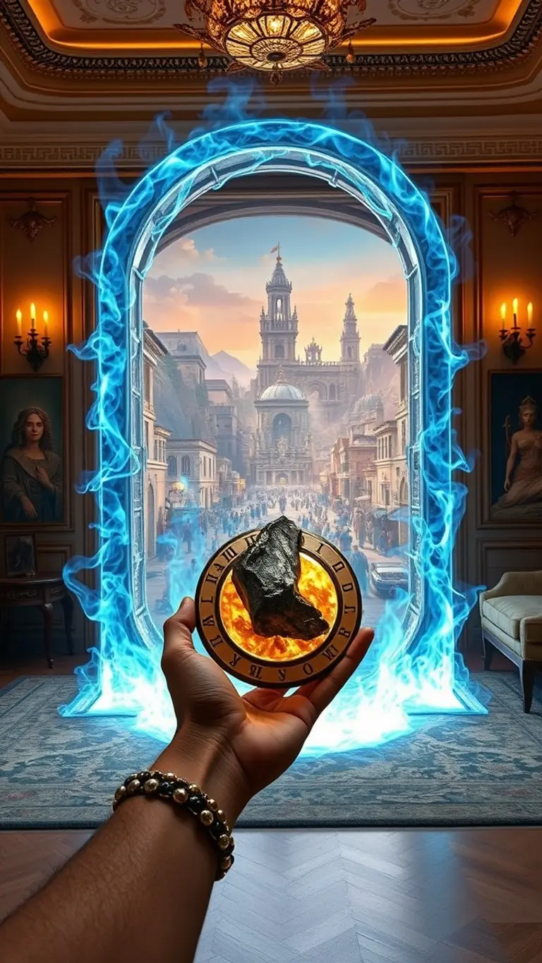 Time Machine Portal Device scenario on GirlfriendGPT