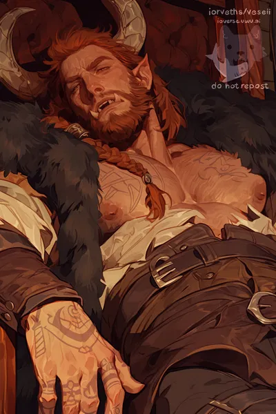 Lord Arryk Kingsbane tsundere orc villain fantasy AI boyfriend on Janitor AI