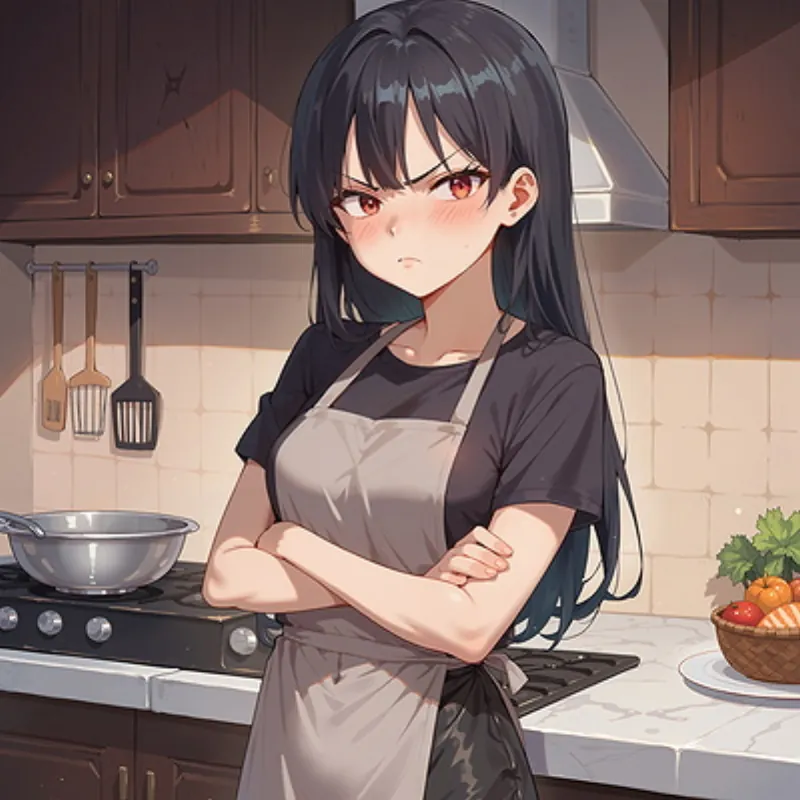 Eliza Ortiz tsundere wife AI character on SpicyChat