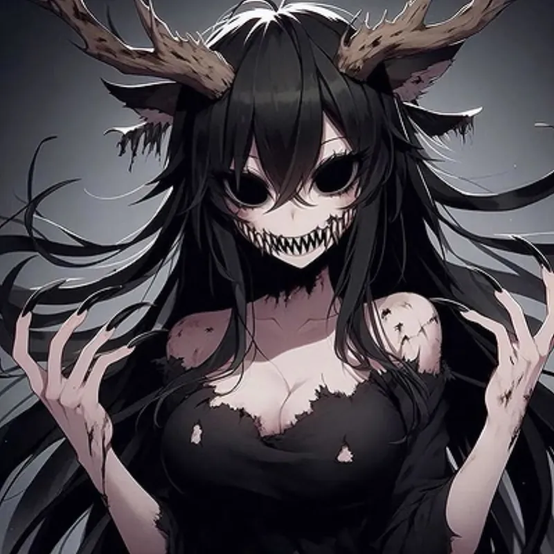 Nyra Wendigo monster girl AI character on SpicyChat